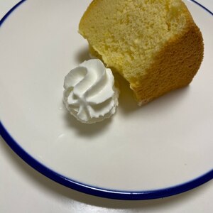 混ぜて焼くだけ簡単シフォンケーキ